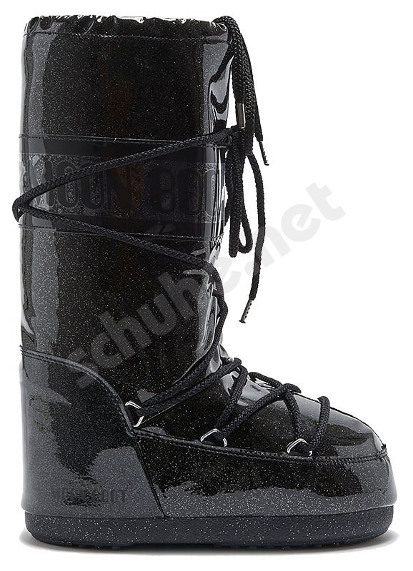 Moon Boot® Icon Glitter black