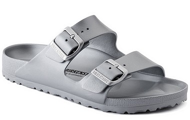 silver birkenstock eva