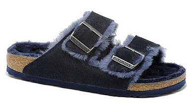 blue birkenstocks