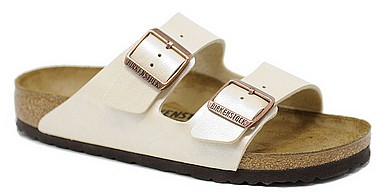 white pearl birkenstocks