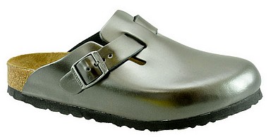 birkenstock clogs metallic