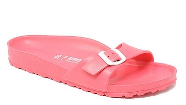 coral birkenstock eva
