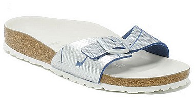 birkenstock metallic ocean