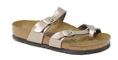 birkenstock bronze metallic