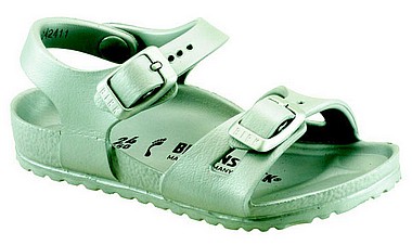 kids silver birkenstocks