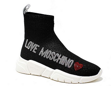 love moschino sock sneaker