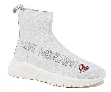 love moschino sneakers socks