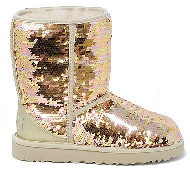 short sequin ugg boots