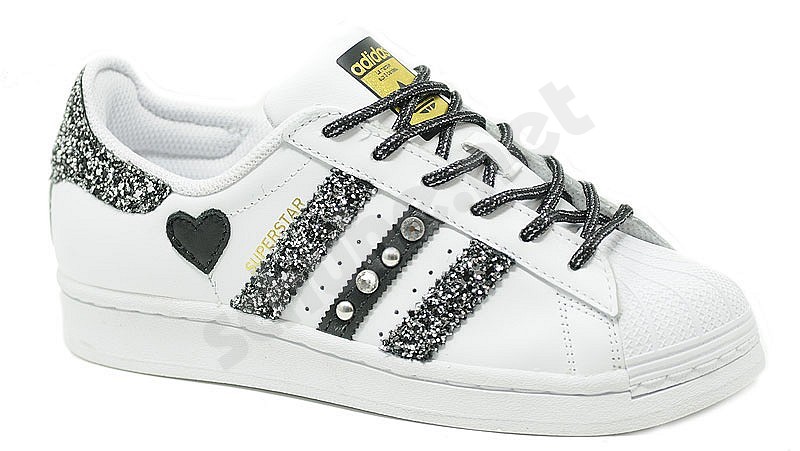 customised adidas superstars grey feather