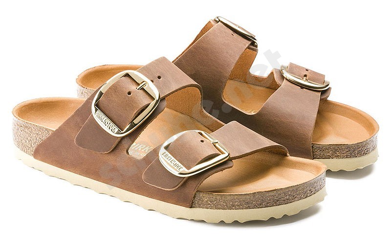 Birkenstock Arizona Big Buckle Cognac Brown - Main Image