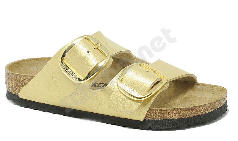 birkenstock arizona big buckle gold