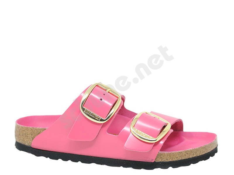 Birkenstock Arizona Big Buckle high shine fuxia tulip
