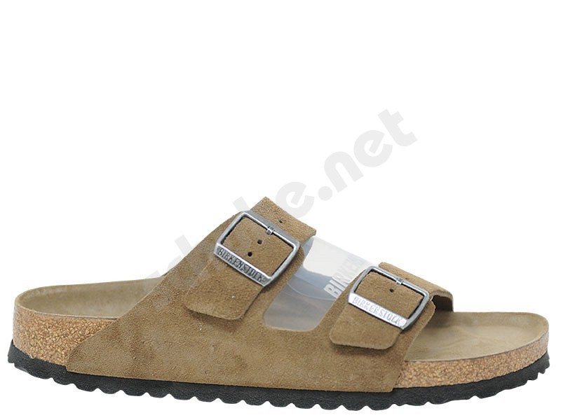 Birkenstock Arizona Plantare Morbido dark tea brown suede