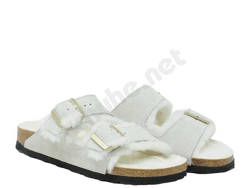 Birkenstock Arizona Shearling Antico Bianco - Main Image