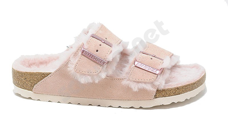 Birkenstock Arizona Shearling light rosa wildleder