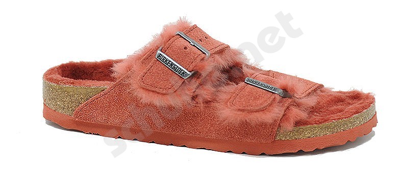 Birkenstock Arizona Shearling sienna rot