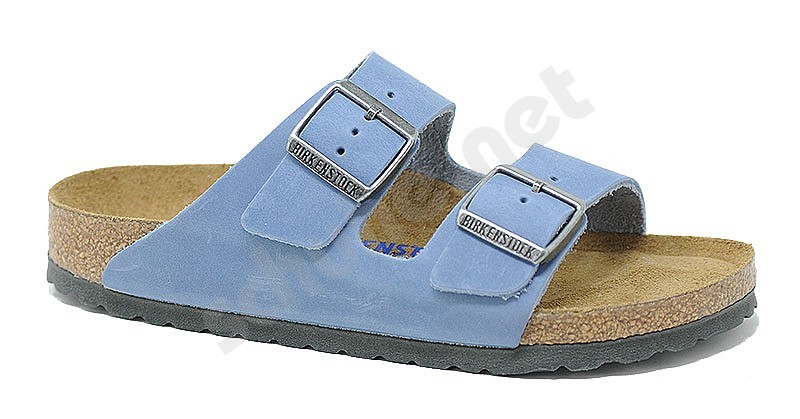 Birkenstock Arizona dusty blue leather