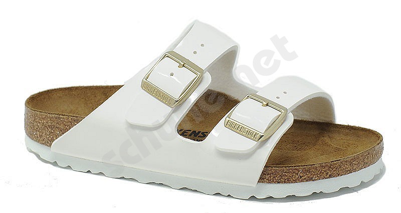 Birkenstock Arizona vernice bianco