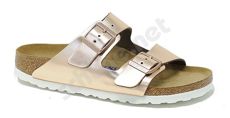 Birkenstock Arizona metallic copper pelle