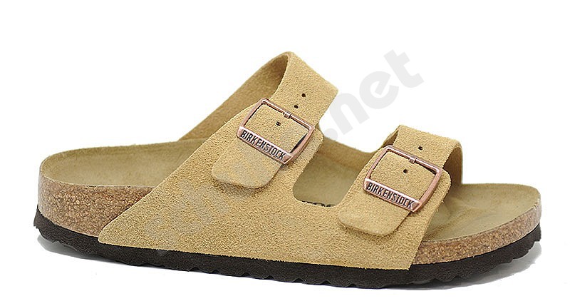 Birkenstock Arizona milk cram suede leather