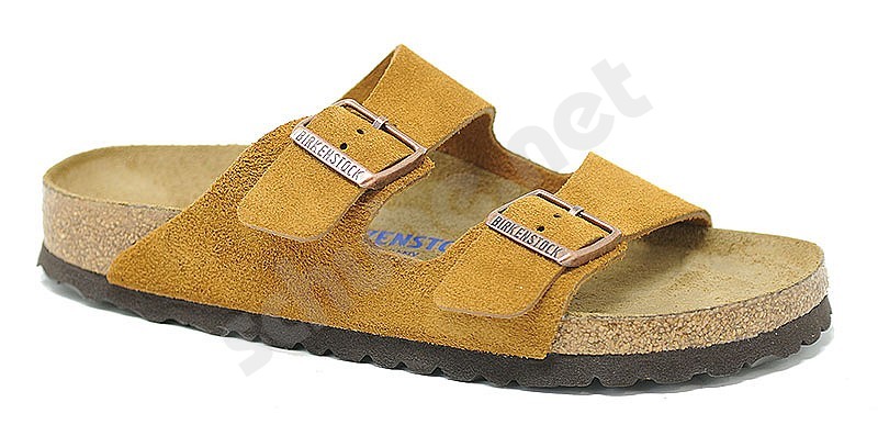 Birkenstock Arizona visone pelle scamosciata