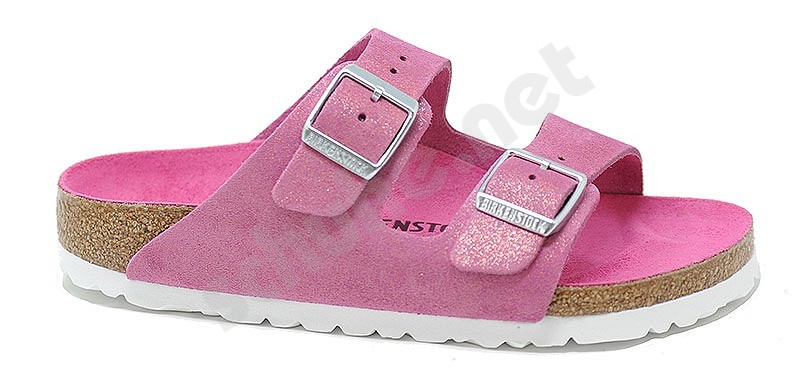 Birkenstock Arizona schimmernde fuxia tulpe