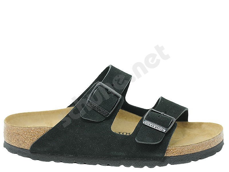 Birkenstock Arizona schwarz wildleder