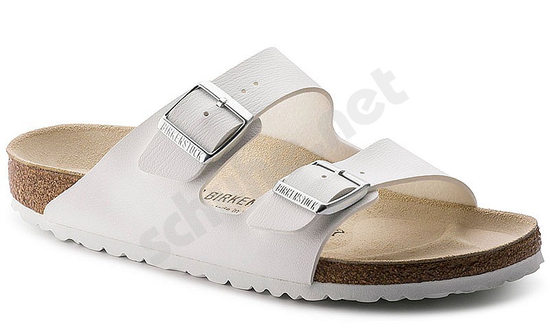 birkenstocks arizona white