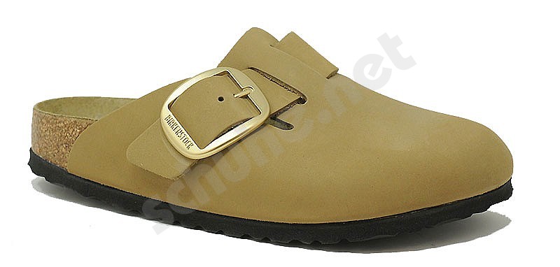 birkenstock boston mud green
