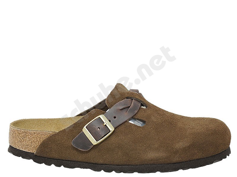 Birkenstock Boston Braided carafe sude leather