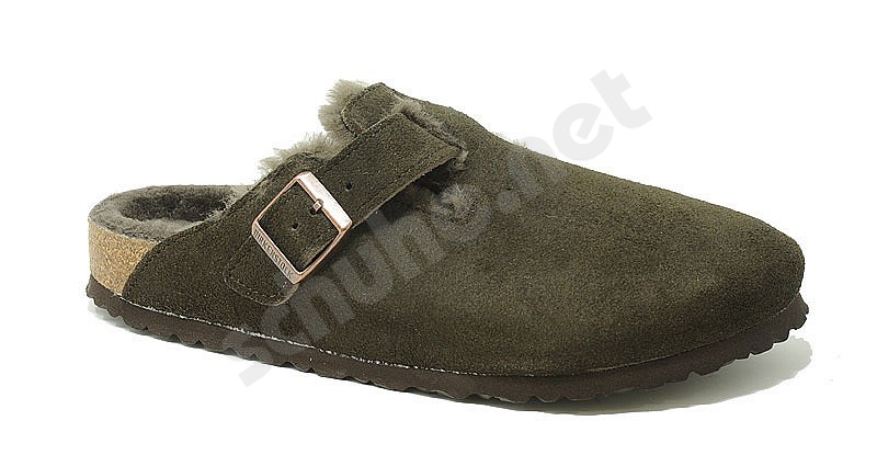 Birkenstock Boston Shearling mocca marrone