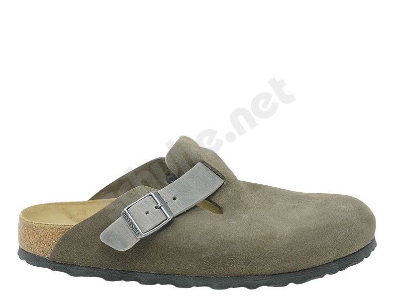 Birkenstock Boston concrete gray braun grau