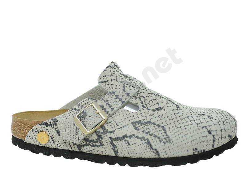 Birkenstock Boston snake oyster