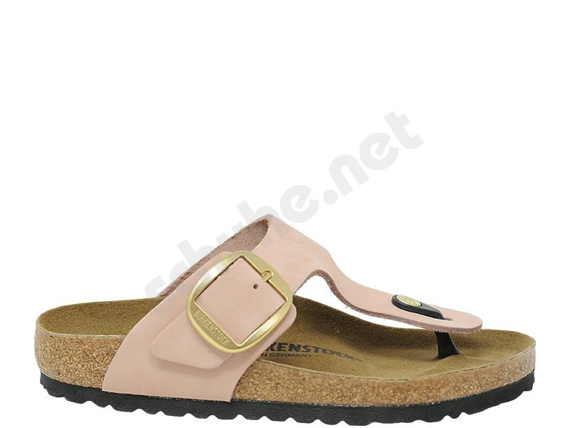 Birkenstock Gizeh Big Buckle soft rosa leder