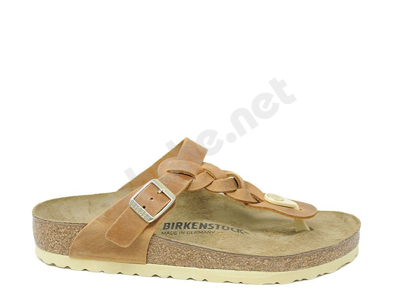 Birkenstock Gizeh Braided cognac