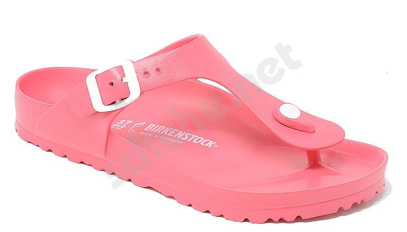 coral rubber birkenstocks