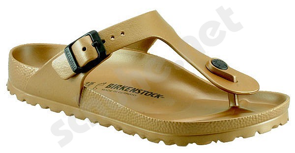 birkenstock metallic copper gizeh