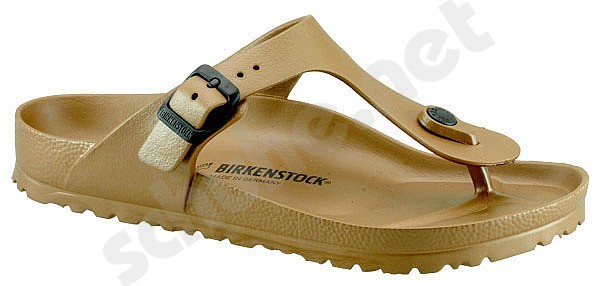 birkenstock gizeh bronze metallic