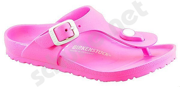 birkenstock gizeh neon pink