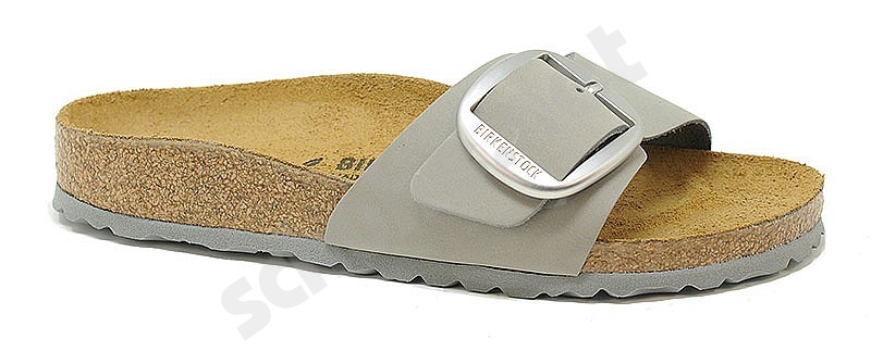 Birkenstock Madrid Big Buckle dove grau nubuck