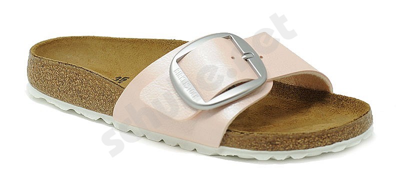 rose gold big buckle birkenstock