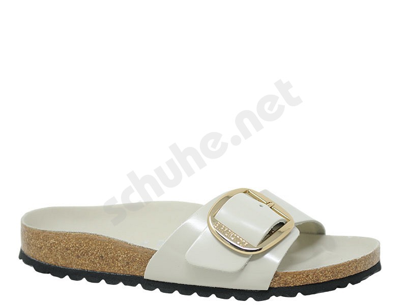Birkenstock Madrid Big Buckle high shine auster