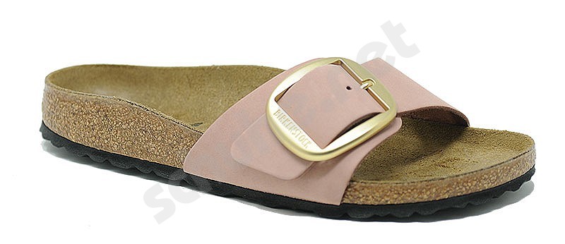 Birkenstock Madrid Big Buckle old rose nubuck leder