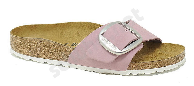 Birkenstock Madrid Big Buckle orchid nubuck leather