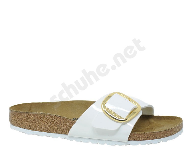 Birkenstock Madrid Big Buckle weiss lack