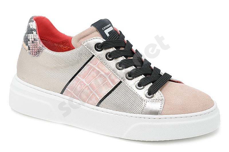 pink and gold sneakers