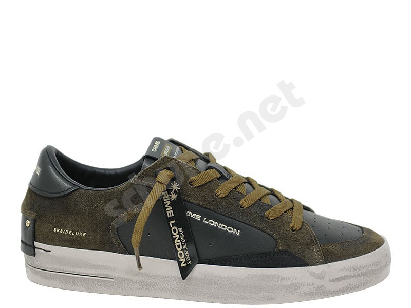 Crime London SK8 Deluxe Man schwarz gr&uuml;n