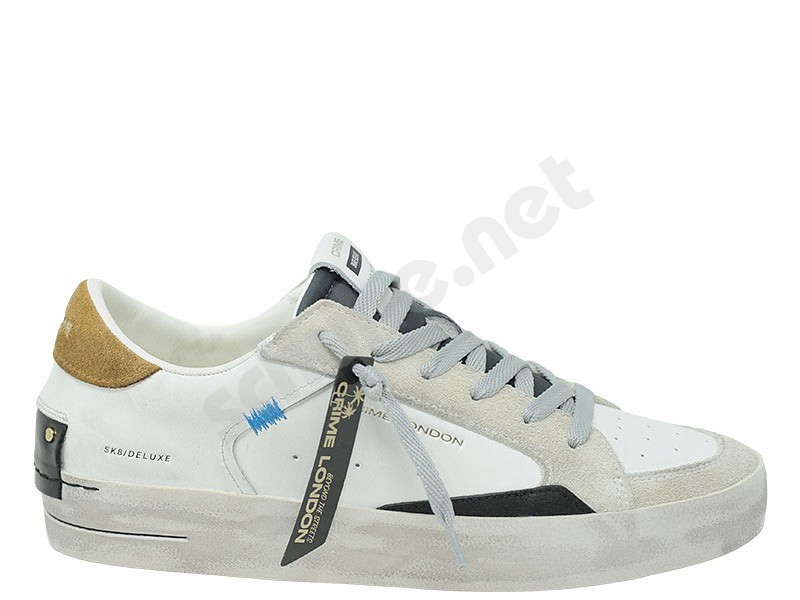 Crime London SK8 Deluxe 11108 weiss elfenbein