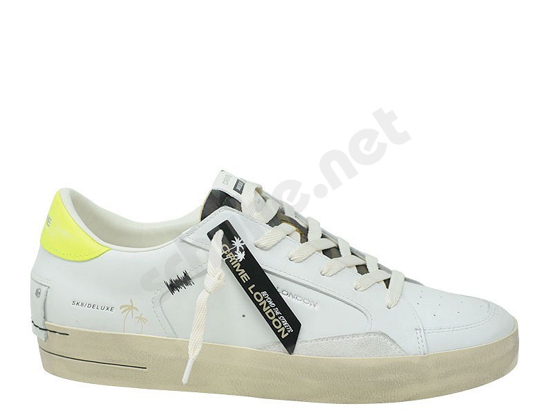 Crime London SK8 Deluxe camo yellow