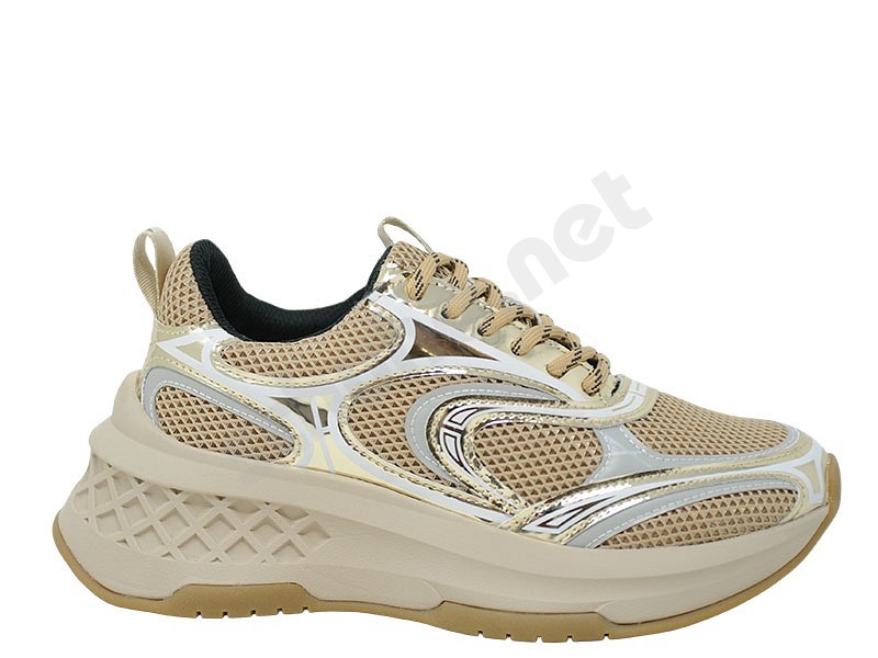 Emanuelle Vee Sneaker Arcade gold beige